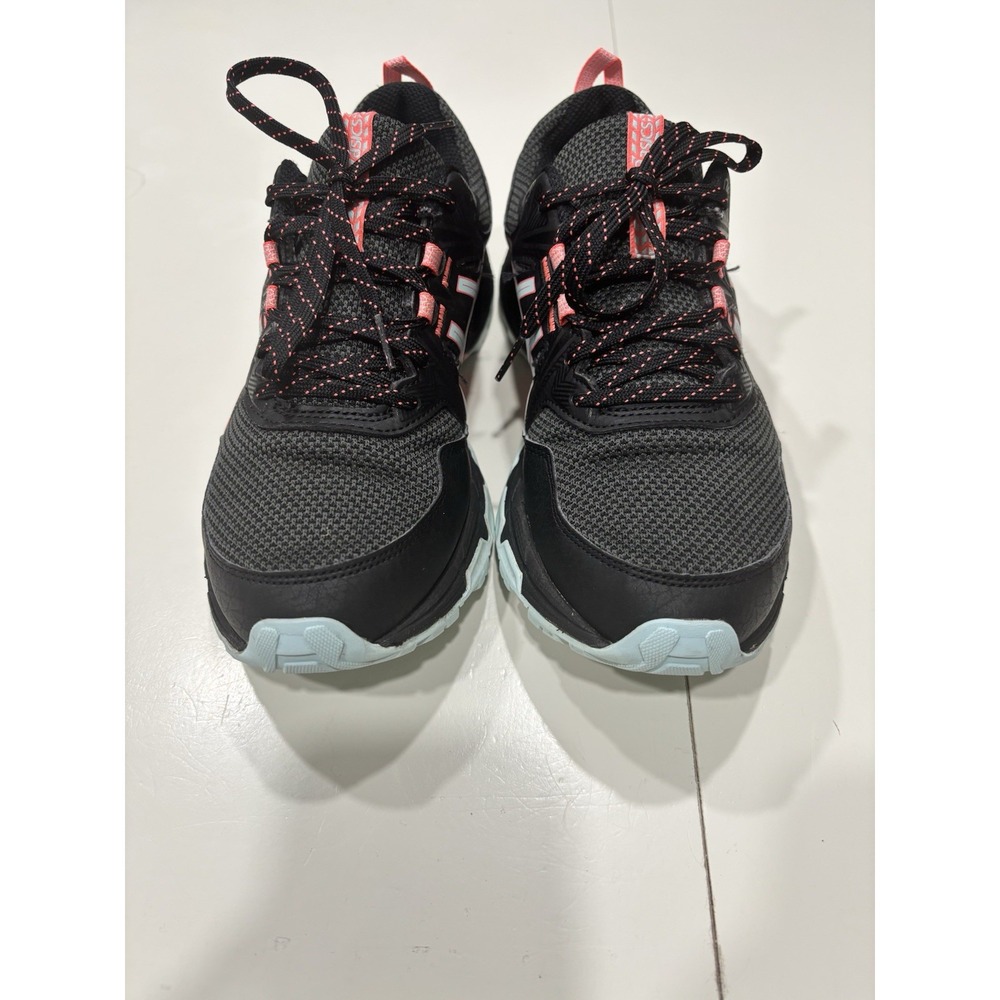 ASICS Gel Venture 8 Women's Trail Running Shoes Size 8.5 Black Pink Blue - Picture 2 of 8